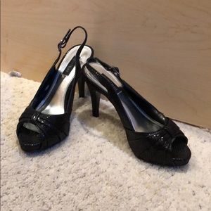 Black White House Black Market high heels